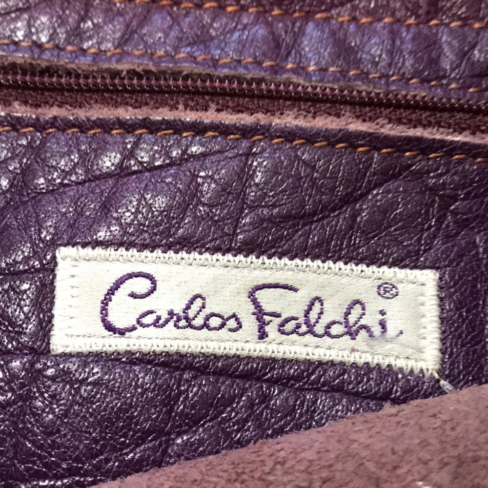 Vintage Carlos Falchi large Purse - Picture 6 of 13